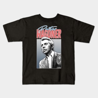 Porter Wagoner // Retro Aesthetic Style Fan Design Kids T-Shirt